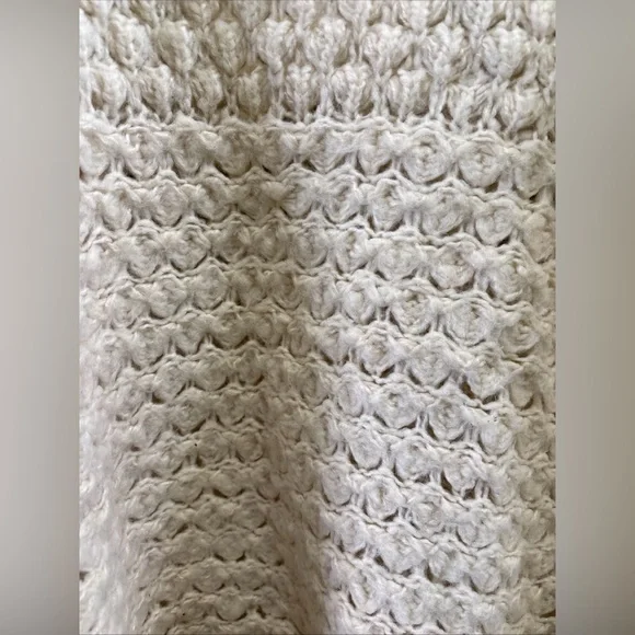 Free People Crashing Waves Pullover Sweater Mint Size Small Oversized - Picture 5 of 8